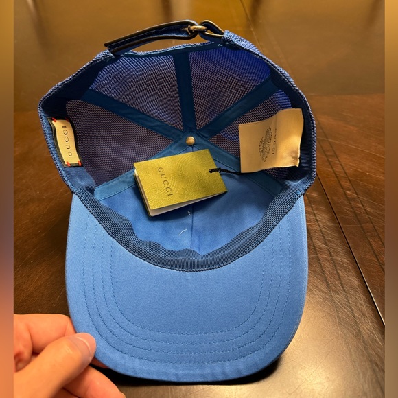 New Authentic Gucci Logo Baseball Hat Size L - Picture 10 of 16